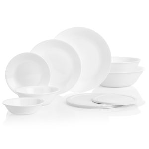Corelle® Winter Frost White 78-piece Dinnerware Set. Service for 12